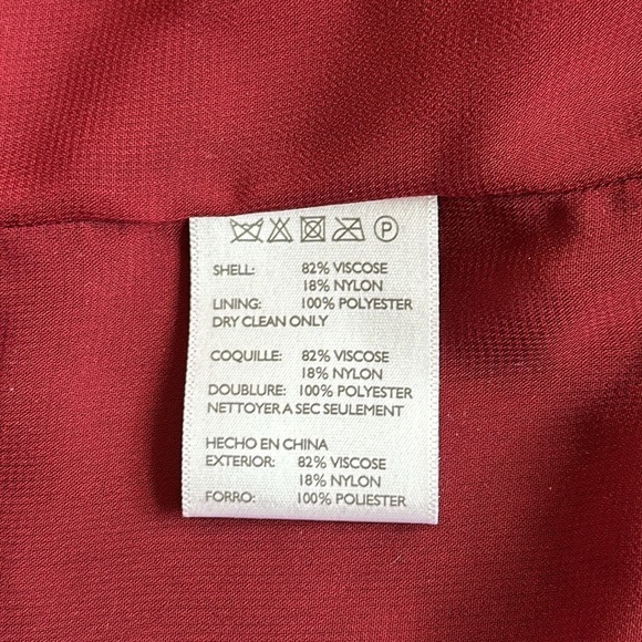 Urban Outfitters silence + noise Burgundy Maroon Draped Blazer Cardigan Large - Picture 8 of 12